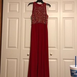 Red prom dress